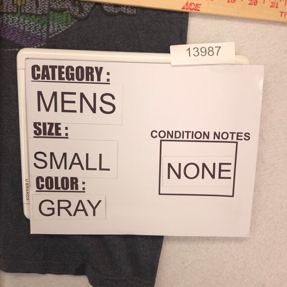 Pink Floyd The Dark Side of the Moon Band Graphic T Shirt Adult Mens Size S Gray - Picture 8 of 9